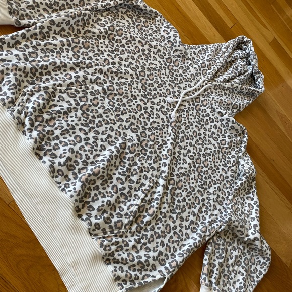 Leopard print oversized sweatshirt American Eagle - Picture 4 of 5